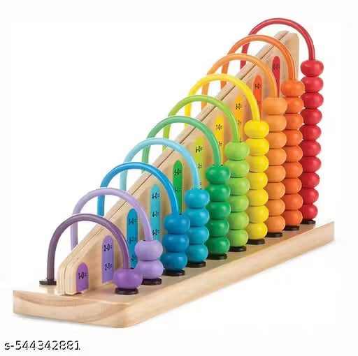 Educational Wooden Counting Toy – Montessori Math Learning Board for Toddlers and Preschool Kids