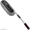 Super Soft Microfiber Car Duster Exterior with Extendable Handle, Car Brush Duster for Car Cleaning Dusting, Car cleaning brush, car duster