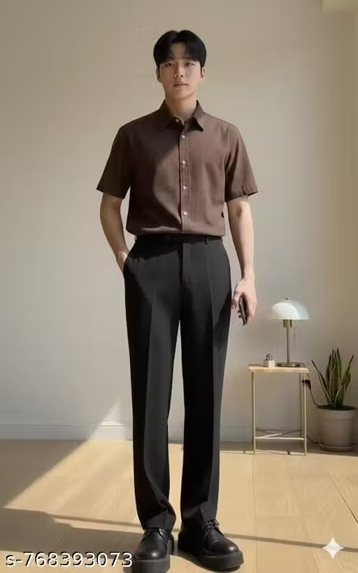 Men's Korean Black Pant22