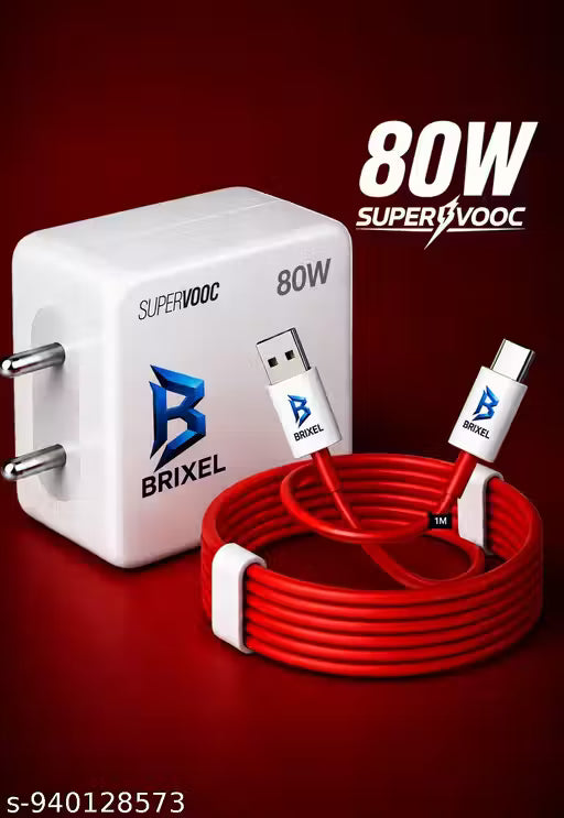 80W SuperVOOC Charger 80W Fast Charger Type C Fast Charger Super Fast Mobile Charger VOOC Charger Adapter USB C Charger Combo Fast Charging Adapter Charger