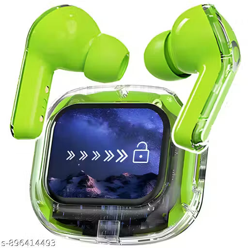 Premium High Quality Truly Wireless TWS Earbud, ANC Bluetooth Earbuds with Display, 30 Hrs Playtime with Fast Charging,
