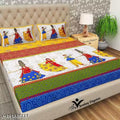 Trendy Cotton 90 X 100 Double bedsheet with 2 Pillow Covers