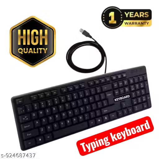 USB KEYBOARD MULTIPLE PURPOSES USE LAPTOP COMPUTER CPU DESKTOP MOBILE LED TV CAMERA DVR PLUG IN PLAY