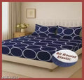 DOUBLE FITTED BEDSHEET WITH 2 MATCHINNG PILLOW COVERS MANUFACTURE BY KOHINOOR TEXTILE