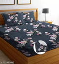 UNIQUE ATTRACTIVE SUPER SOFT ALL OVER ELASTIC FITTED SINGLE/DOUBLE/KING/QUEEN BEDSHEET WITH 2 PILLOW COVERS