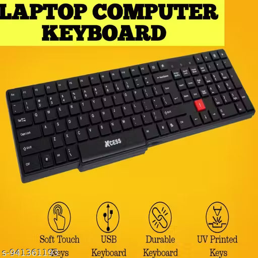 USB TYPING KEYBOARD MULTIPLE PURPOSES USE LAPTOP COMPUTER CPU DESKTOP MOBILE LED TV CAMERA DVR PLUG IN PLAY
