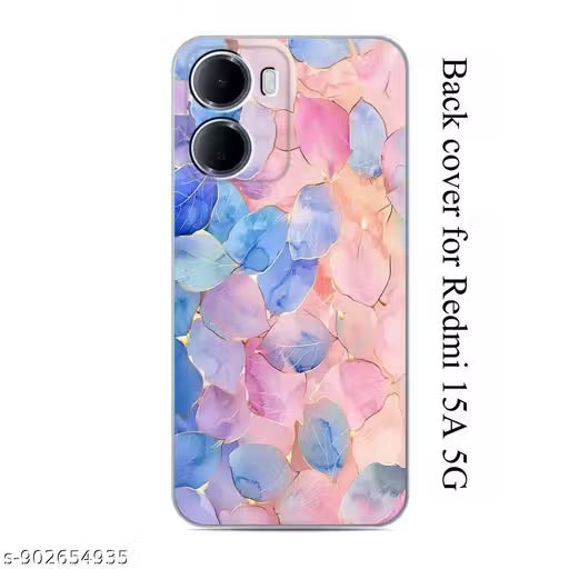 REDMI 15A 5G Back Cover Printed Silicone Stylish Soft Case