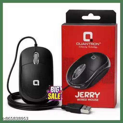 Wired USB Mouse | Ergonomic Design | High Precision Optical Sensor | Smooth Scrolling | Plug & Play | Laptop & Desktop Compatible | Lightweight & Durable