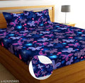 lavi decor make doble bed fitted bedsheet with 2 pillow cover ( single bedsheetwith 1 pillow cover )