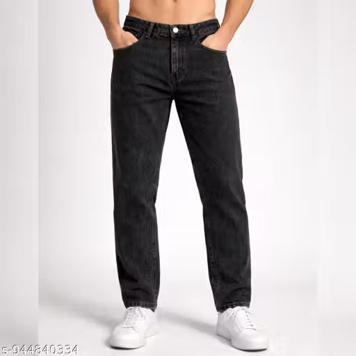Sindon Men's MomFit Casual Denim Jeans