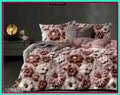 A&A OVERSEAS Double bedsheets with 2 Pillow Cover With Real Image Printing Best Quality Garunteed