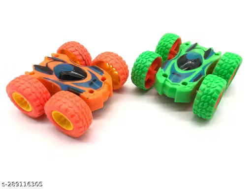 HIR( Pack of 2),( Multicolour)Double-Sided Tumbling Toy Fun Car3D Tumbling car