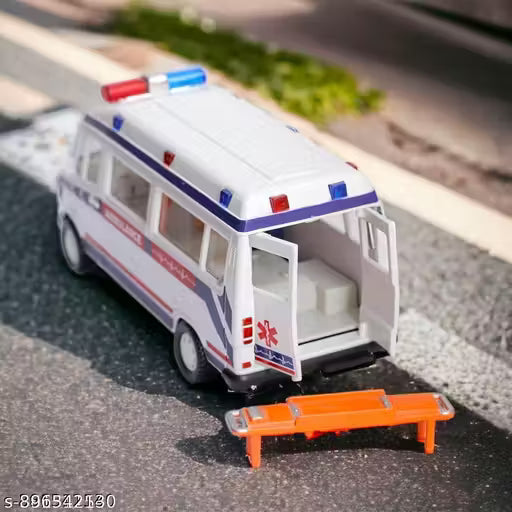 TG Collections Ambulance Tempo Traveller (White)