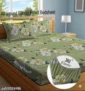 Cotton Elastic All Around Fitted King Size Double Bed Bedsheet with 2 Pillow Covers | Floral Printed Bedsheet Combo
