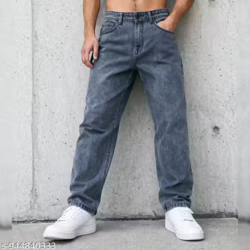 Sindon Men's MomFit Casual Denim Jeans
