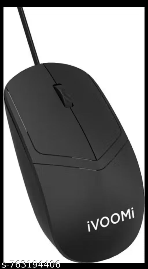 iVOOMi Bold USB Optical Mouse | Smooth Scrolling | Laptop & Desktop Compatible Plus 1 Year Warranty