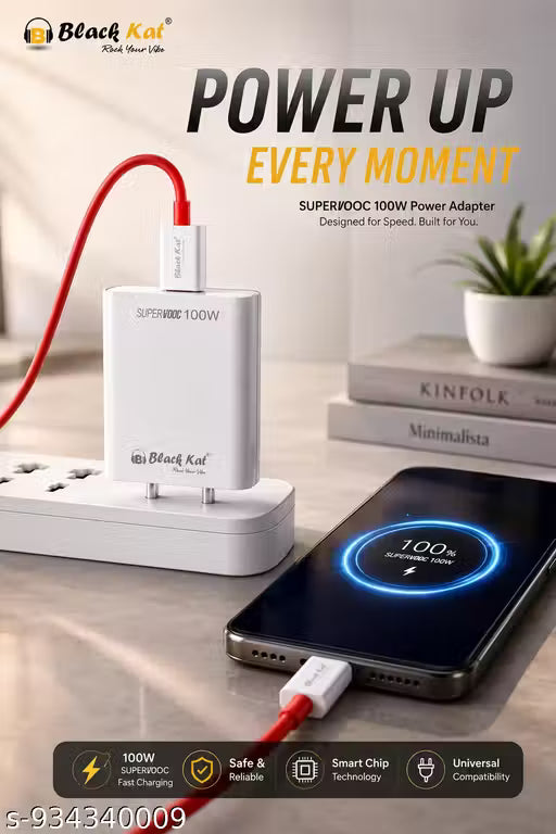 Fast Charging Mobile Adapter,100W Charger Adapter,Fast Charging For All Smart Phone,Fast Charging Usb Adapter, Type C supported Charger...