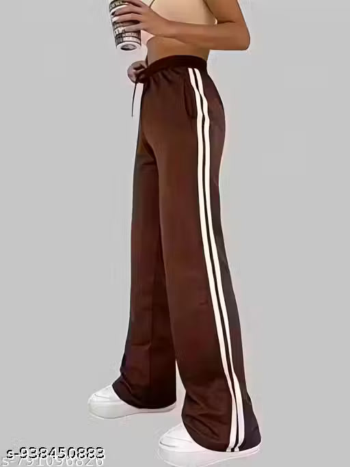 Trendy Women Trousers | New Design Women Mid Rise Cargo Trousers with Pockets | women track pants | track pants for women |