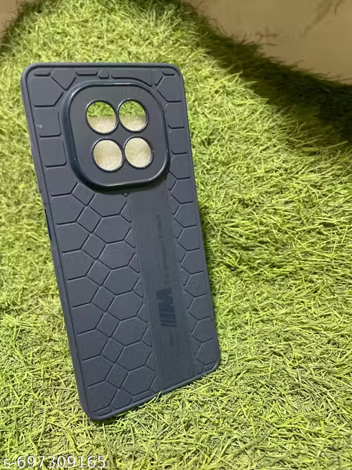 COVERBLACK CASE Rubber NEW IIM Hybrid Matte Rubber Case Flexible Back Cover Compatible For Realme C63 5G - Blue