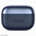 FOXQ 141 Pro Wireless Bluetooth Earbuds v5.4 | 40H Playtime | AI ENC Calling | Touch Control | IPX4 Waterproof | Type-C Fast Charging | 6 Months Warranty