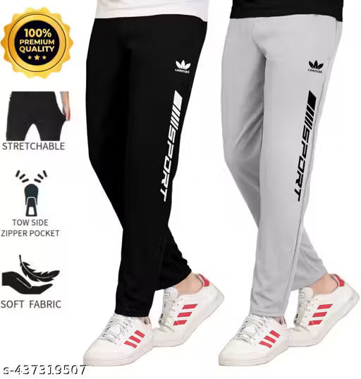 Leemak men's lycra Sports track pants Lower for men