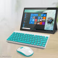 Portronics Key2-A Combo of Multimedia Wireless Keyboard & Mouse, Compact Light-Weight for PCs, Laptops and Smart TV, White