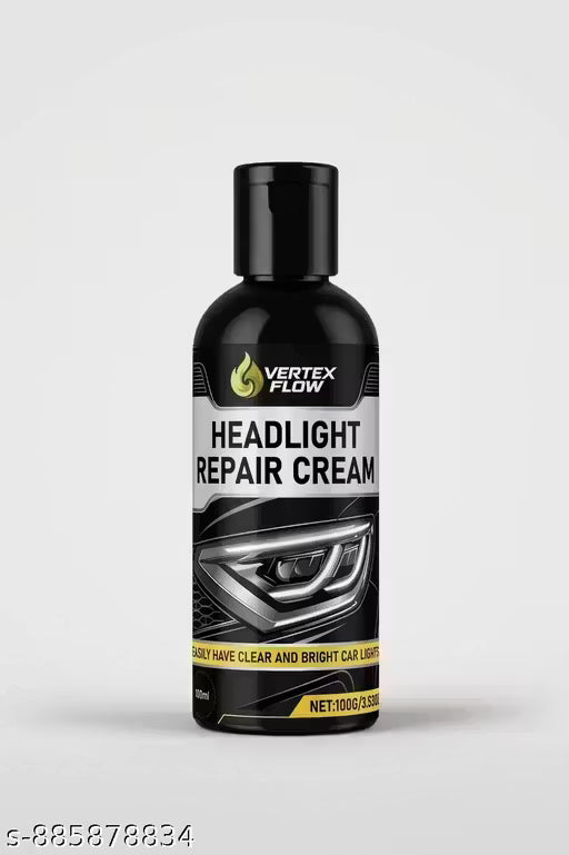Car Headlight Restoration Kit – Clears Scratches, Dirt & Oxidation for Crystal Clear Headlights, Easy to Apply,