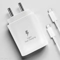 45W PD Super Fast Charger | Type-C to Type-C Cable (White) | Power Delivery Adapter for Mobile, Tablet, Laptop| Rapid Charging, Universal USB-C, Safety Protection.
