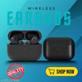 TWS Wireless Headphones with Touch Control With Flashlight Bluetooth Headset (Black, True Wireless)