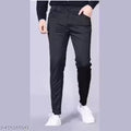 AMANHACSTAR High-Rise Tapered Trousers with Hidden Elastic Waistband for Flattering Silhouette