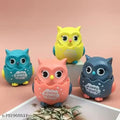 Press and Go Owl Toy for Kids – Friction Powered Crawling Toy for Boys & Girls – Early Development Musical/Clicking Moving Toy (Random Color, 1 Pc)