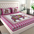 100% cotton double bed bedsheet (90*100)