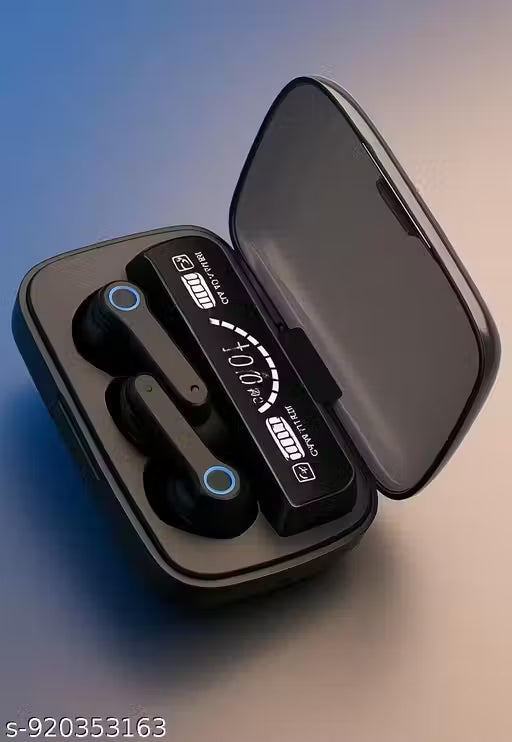 New M19 Wireless Earbuds TWS 5.1 Large Screen Dual LED Digital Display Touch Bluetooth Headset Headphones Mini Compact