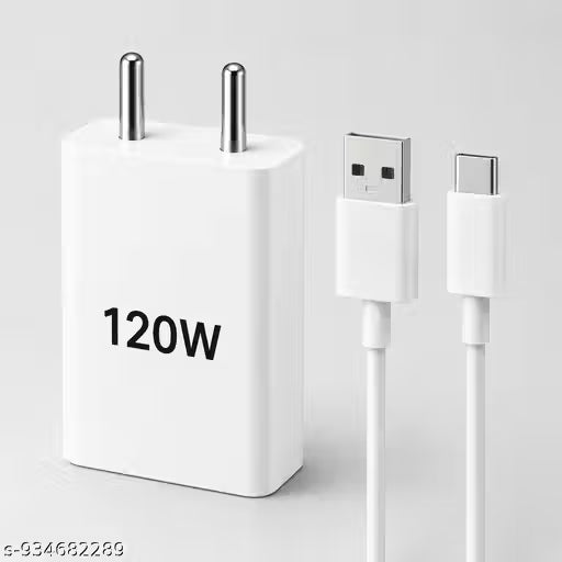 Super Fast 120W Charger Combo with Type-C Cable