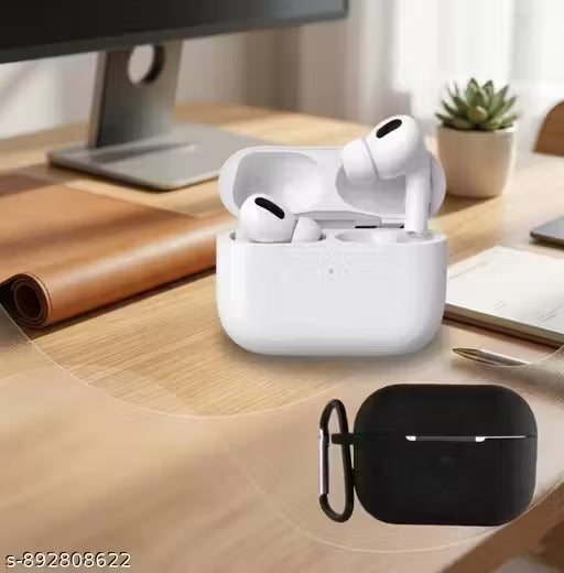Stylish BT Wireless Earbuds Bluetooth Headphones TWS With Silicone Case Cover Best Quality Case Wireless Bluetooth Headphones & Earphones Touch Sensor