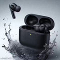 HD Mic Black Airbud Pro | TWS Bluetooth Earpods With Mic | BT 5.3 Chip | IPX5 Waterproof | True Wireless Earbuds | Fast Charging Case