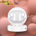 Round Earbuds Above 20 hours playtime bluetooth wireless headphones earphone bluetooth headset True Wireless Bluetooth Earphones Compatible for all Smartphones