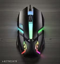 RGB Wired Gaming Mouse,1600 DPI Ergonomic USB Gaming Mouse,RGB PC Gaming Mice,Plug and Play for PC,Computer Compatible with Windows