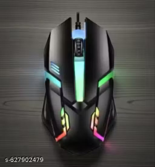 RGB Wired Gaming Mouse,1600 DPI Ergonomic USB Gaming Mouse,RGB PC Gaming Mice,Plug and Play for PC,Computer Compatible with Windows