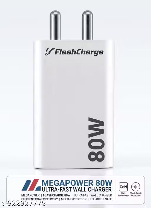 80W Fast Charger with Type C Cable Mobile Charger Fast Charging Adapter USB Charger for Android Smartphone Quick Charge Power Supply with Data Cable Super Fast Charging Kitf