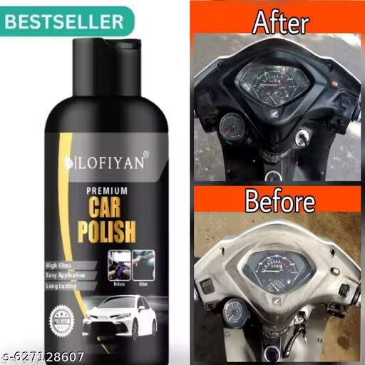 Lofiyan Car Polish for Tyres, Dashboard, Leather, Windscreen, Headlight, Exterior 200 ml