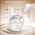 ONBIZ True Wireless Earbuds, 35+ Hrs of Playtime, ENC Technology, BT V5.3, Premium Design and Removable Cap for Cleaning Purpose