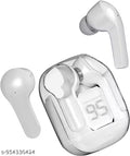Ultrapods TWS Earbud Transparent Design, 30 Hrs Playtime with Fast 30 Hrs Playtime with Fast Charging Bluetooth 5.313mm HD BASS Drivers (White)