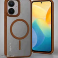 VIVO T1 44W Translucent Smoke Matte Back PC + TPU Bumper Shockproof Phone Cover (VIVO T1 44W)