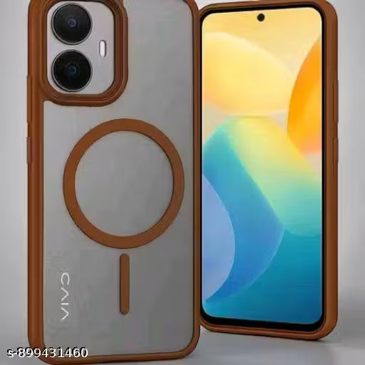 VIVO T1 44W Translucent Smoke Matte Back PC + TPU Bumper Shockproof Phone Cover (VIVO T1 44W)