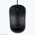 ZEBRONICS Zeb-Comfort,Accurate optical sensor,Ergonomic design Wired Ambidextrous Mechanical Mouse (USB 2.0, Black)