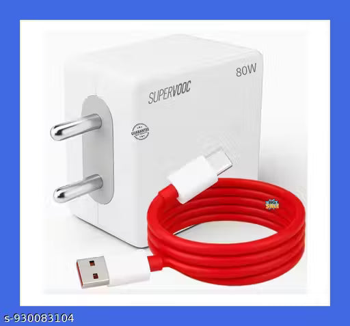80 Watt Ultra-Fast Charger 80Watt Wall Powerr Adapter; 80 Watt Fast Charging Mobile Charger, Compatible With Supports Supervooc,