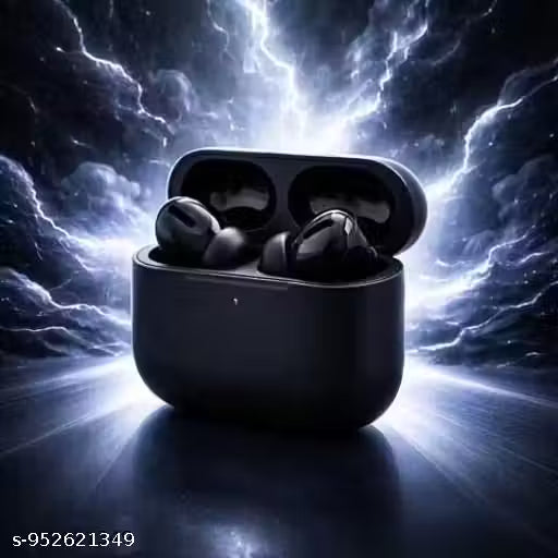 Wireless Earbuds Bluetooth 5.3 TWS Earphones | TWS Earphones Full Touch Control Headphone Built-in Microphone Immersive Sound Quality (BLACK)