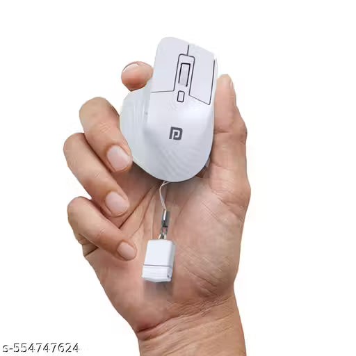 Portronics Toad Mino Rechargeable Bluetooth Mouse with Small Compact Size, Dual Wireless