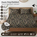 1 Double Elastic Fitted 360'' Elastic Bedsheet with two matching Pillow covers